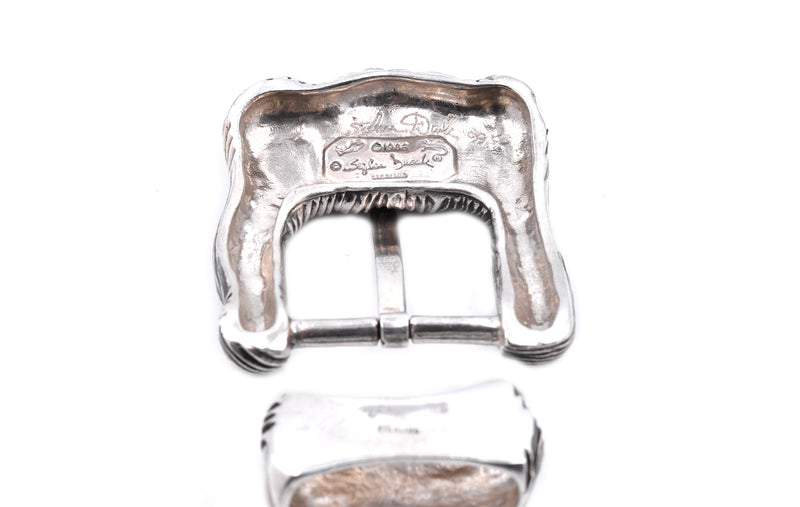 Stephen Dweck Sterling Silver Belt Buckle