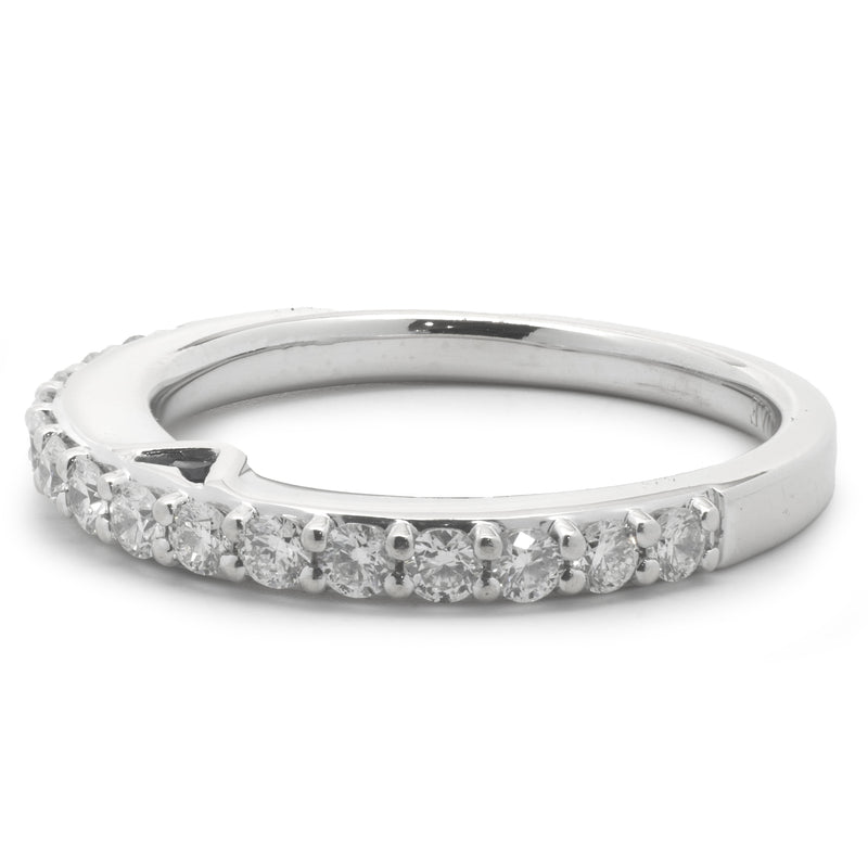 Vera Wang 14 Karat White Gold Diamond Band