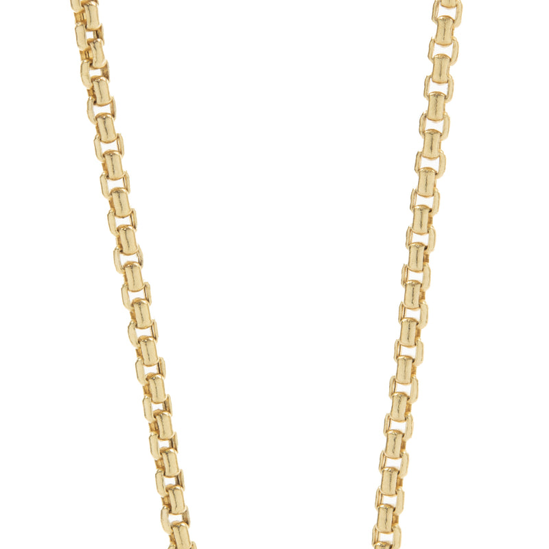 G & G Appleby 18 Karat Yellow Gold Diamond and Enamel Double Giraffe Necklace