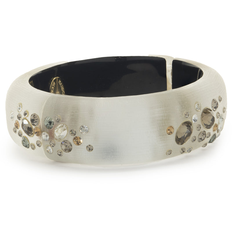 Alexis Blay Costume Multi Gemstone Acrylic Bangle Bracelet