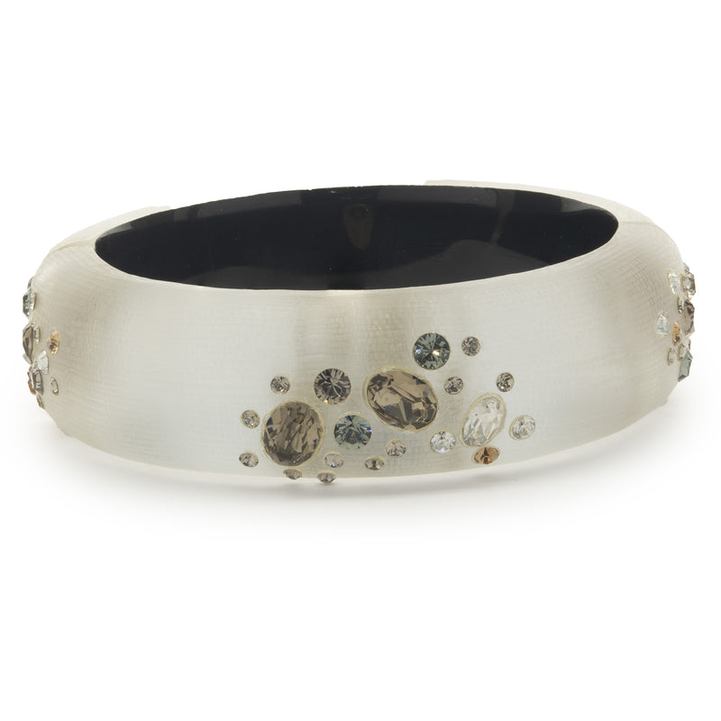 Alexis Blay Costume Multi Gemstone Acrylic Bangle Bracelet