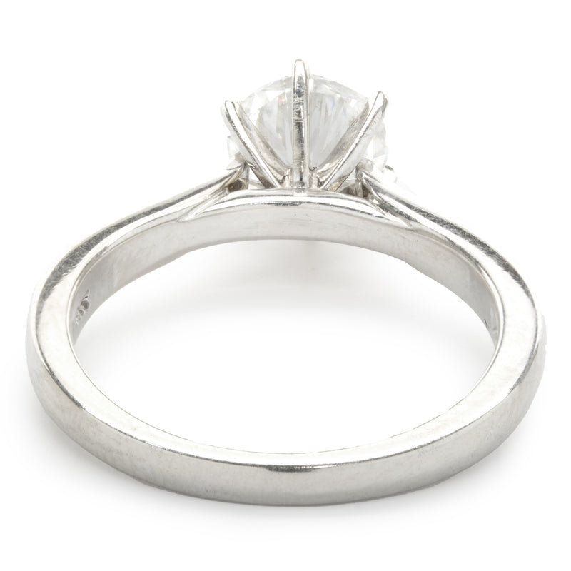14 Karat White Gold Forever One Moissonite Ring