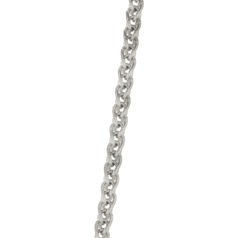 18 Karat White Gold Amethyst and Diamond Necklace