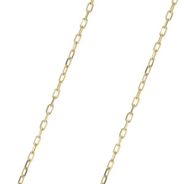 18 Karat Yellow Gold Rainbow Sapphire Open Heart Necklace
