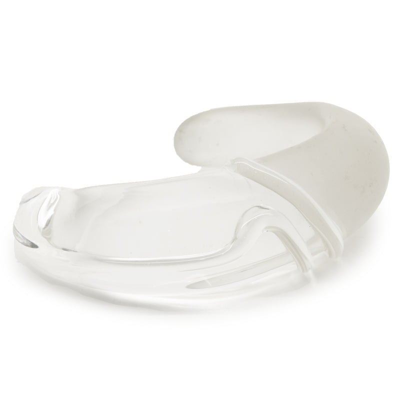 Carved Lucite Cuff Bracelet