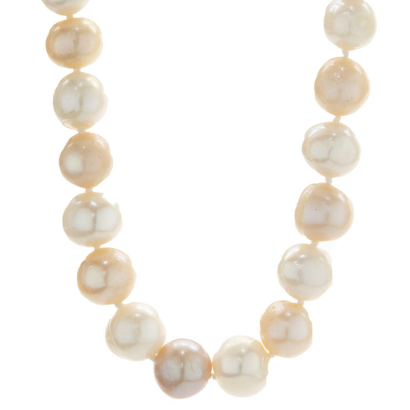 Sterling Silver Pastel Pearl Necklace