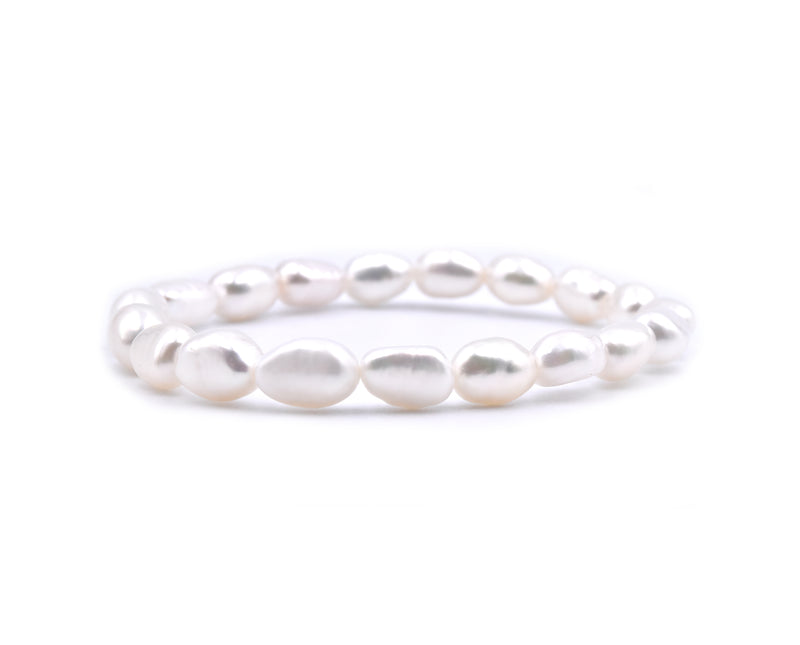 Freshwater Cultured Potato Pearl Stretch Bracelet