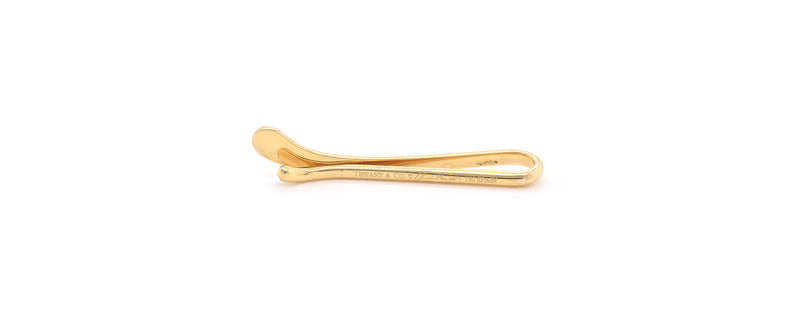 Tiffany & Co. Elsa Peretti 18 Karat Yellow Gold Teardrop Tie Clip
