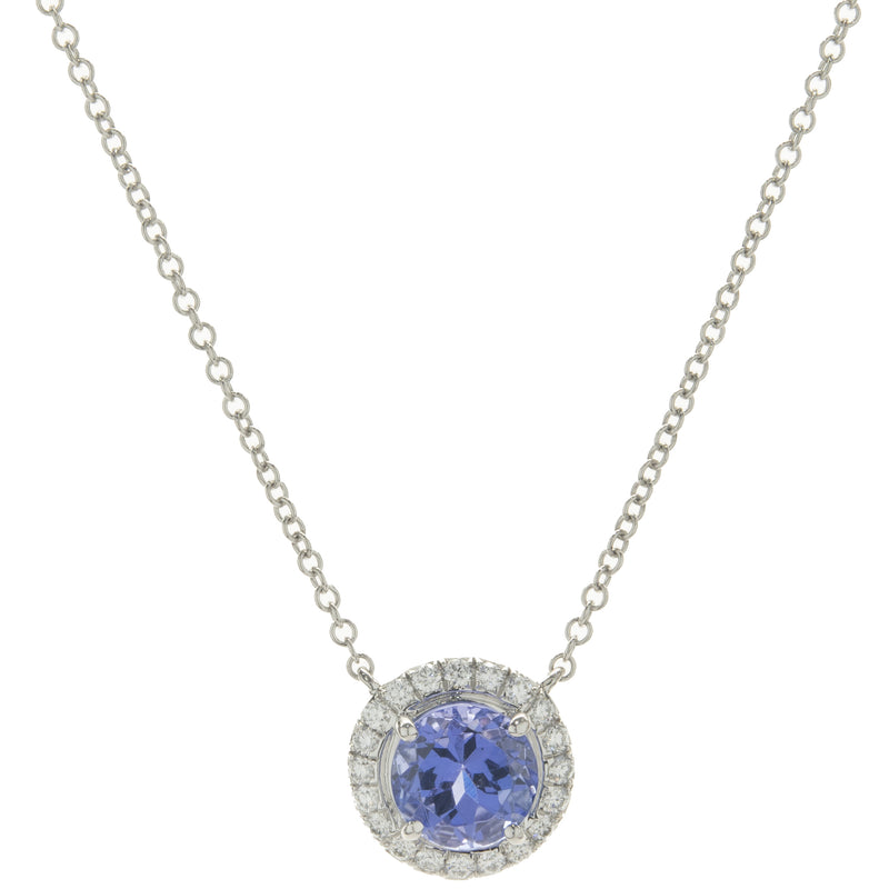 Tiffany & Co. Platinum Sapphire and Diamond Necklace