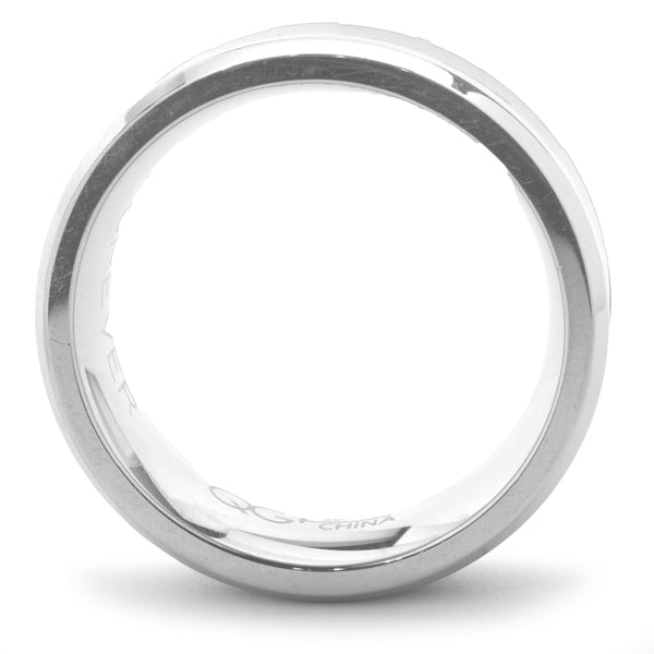 Stainless Steel 8MM Wood Inlay Band