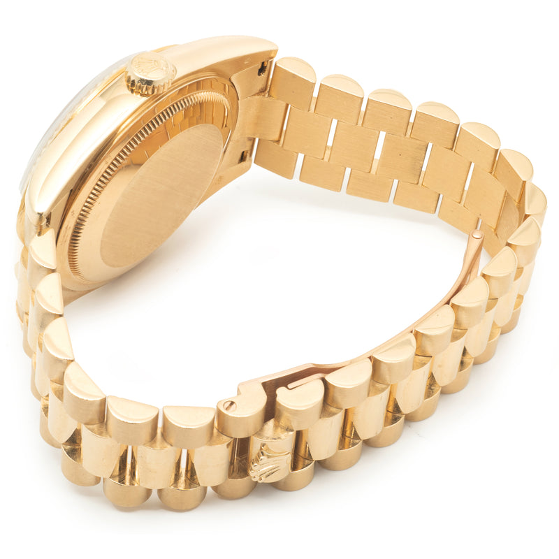 Rolex 18 Karat Yellow Gold Day-Date President 36mm New Style