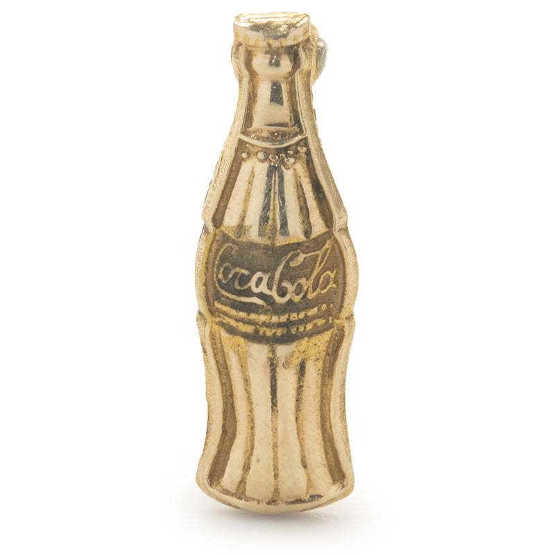 10 Karat Yellow Gold Vintage Coke Bottle Pin